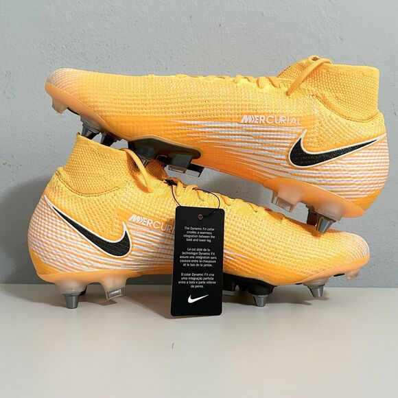 Nike Mercurial Superfly 7 Elite SG Pro “Laser Orange” Men’s Size 9 Soccer Cleats - Picture 6 of 9